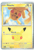 Pikachu Holo Pikachu Rare ME 30th Celebration 026/128 NM Takeshi Namakura