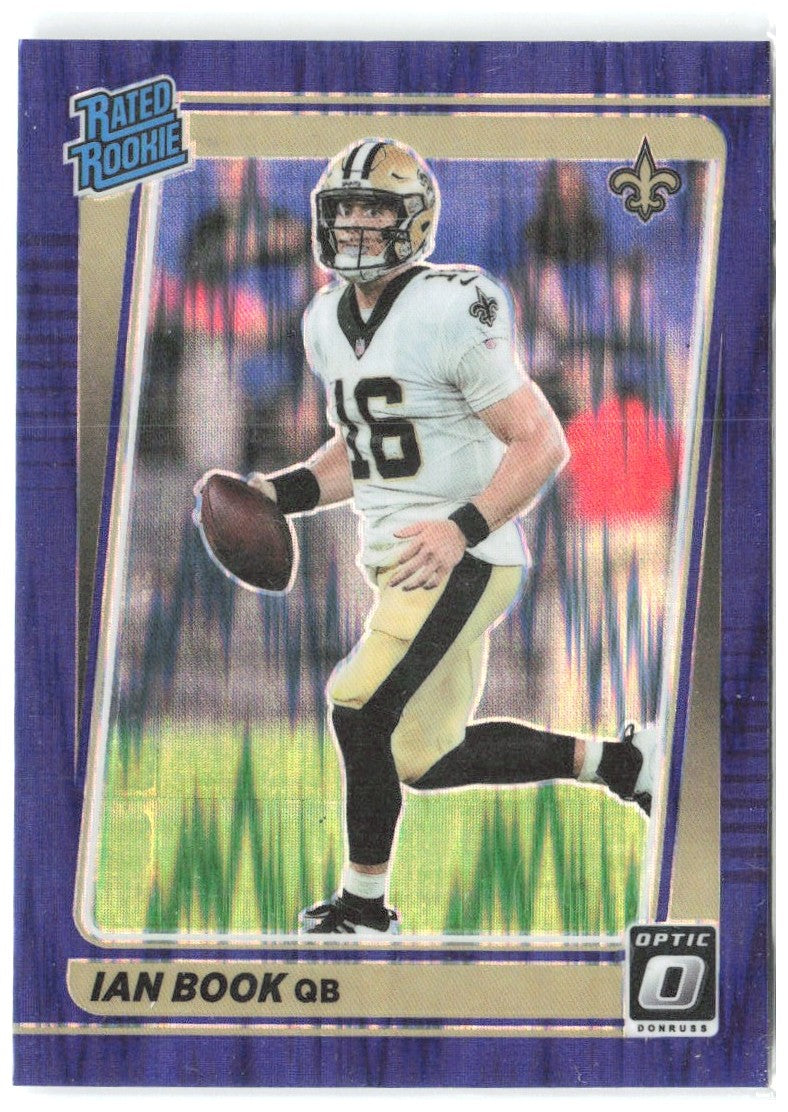 Ian Book Donruss Optic - Purple Shock 227 2021 New Orleans Saints