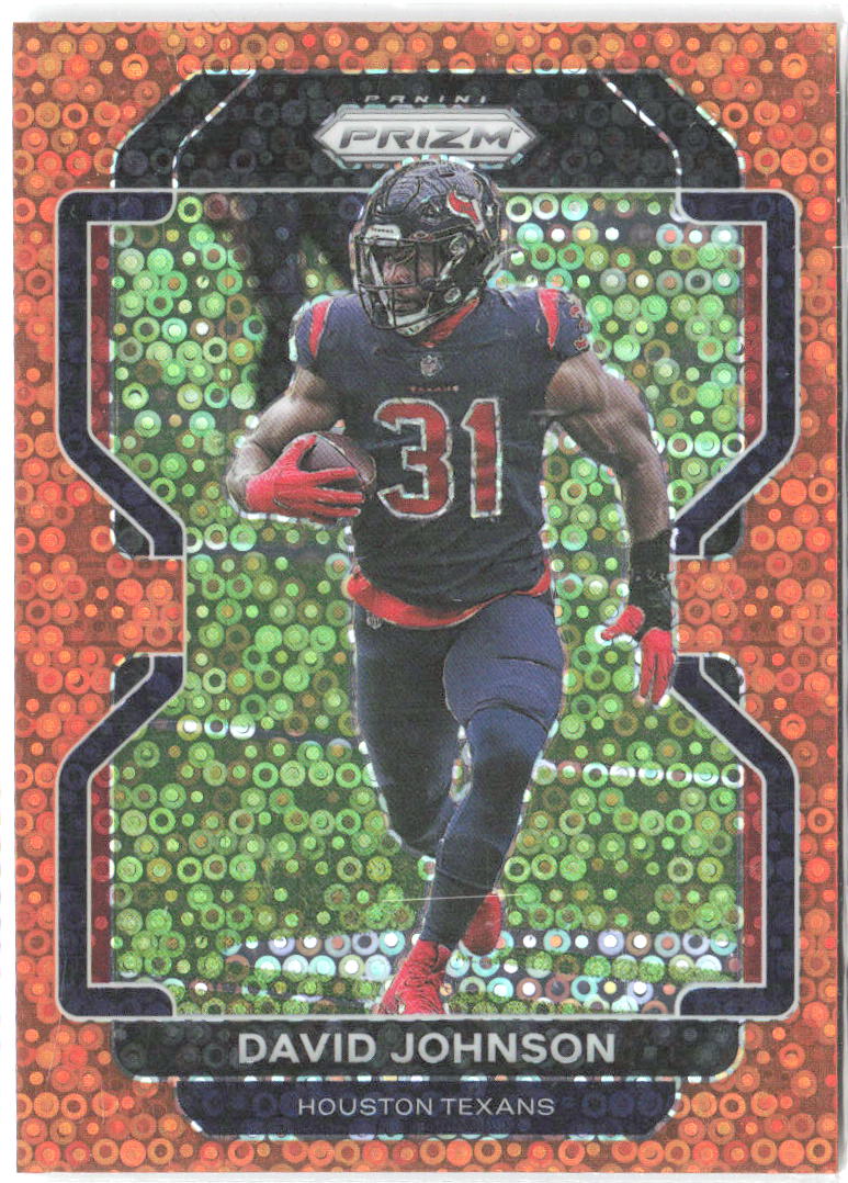 David Johnson Panini Prizm - Disco 37 2021 Houston Texans