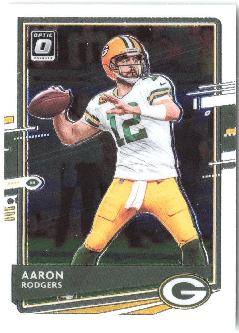 Aaron Rodgers Donruss Optic 38 2020 Green Bay Packers