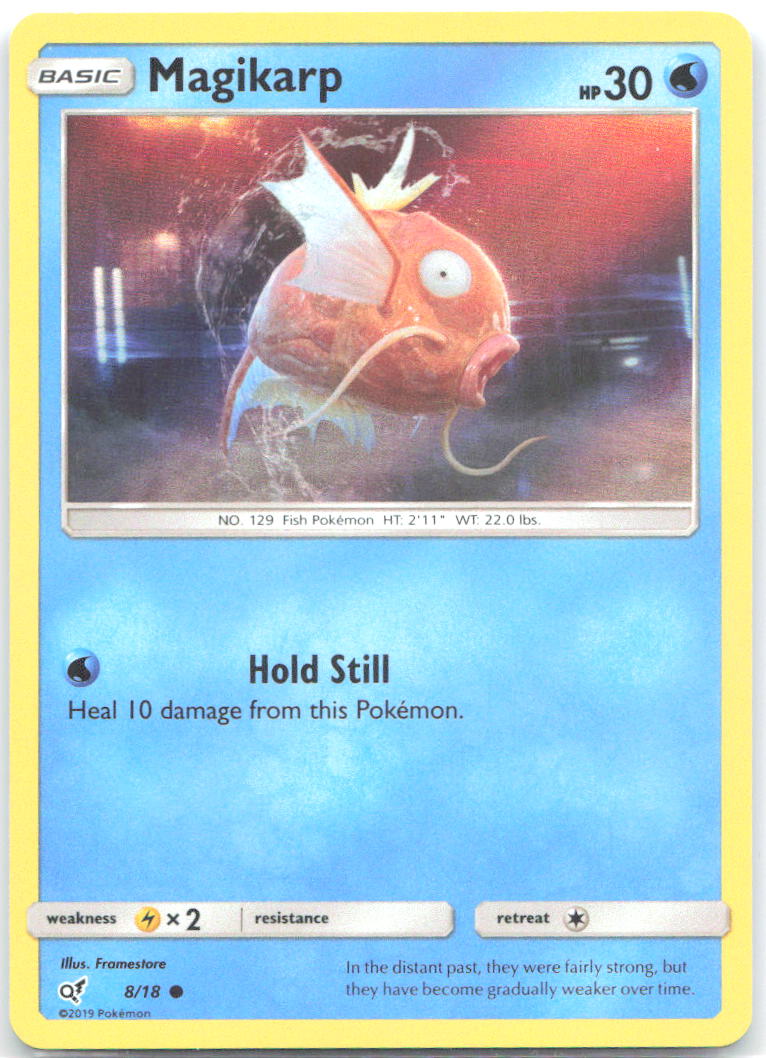Magikarp Holo Common Holo Common Detective Pikachu 8/18 NM Framestore