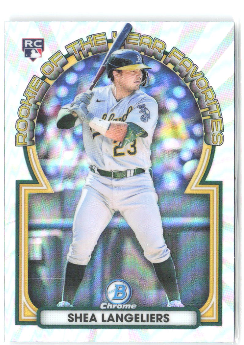 Shea Langeliers Rookie of the Year Favorites Bowman - Rookie of the Year Favorites ROYF-10 NM