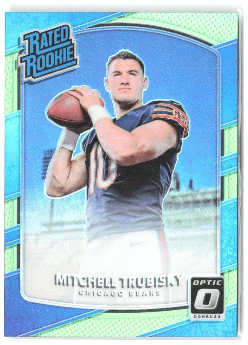 Mitchell Trubisky Donruss Optic - Holo Prizm 178 2017 Chicago Bears