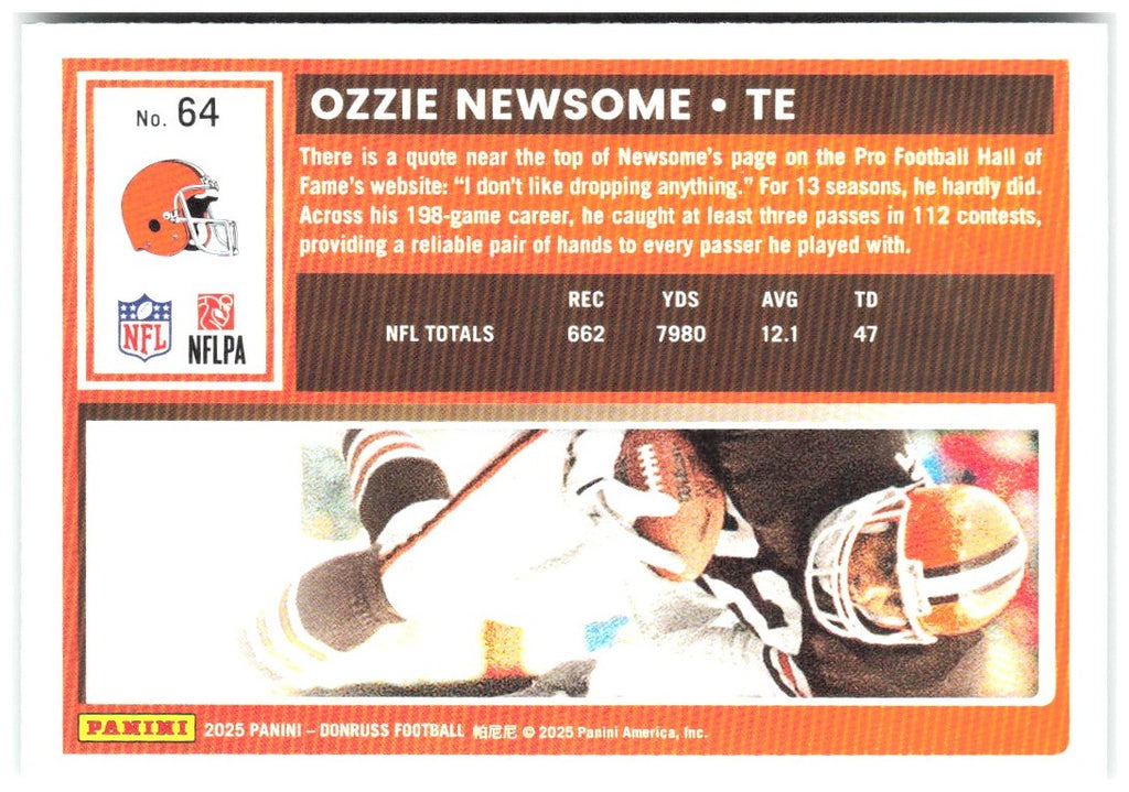 Ozzie Newsome Donruss - Press Proofs Green 64 2025 Cleveland Browns