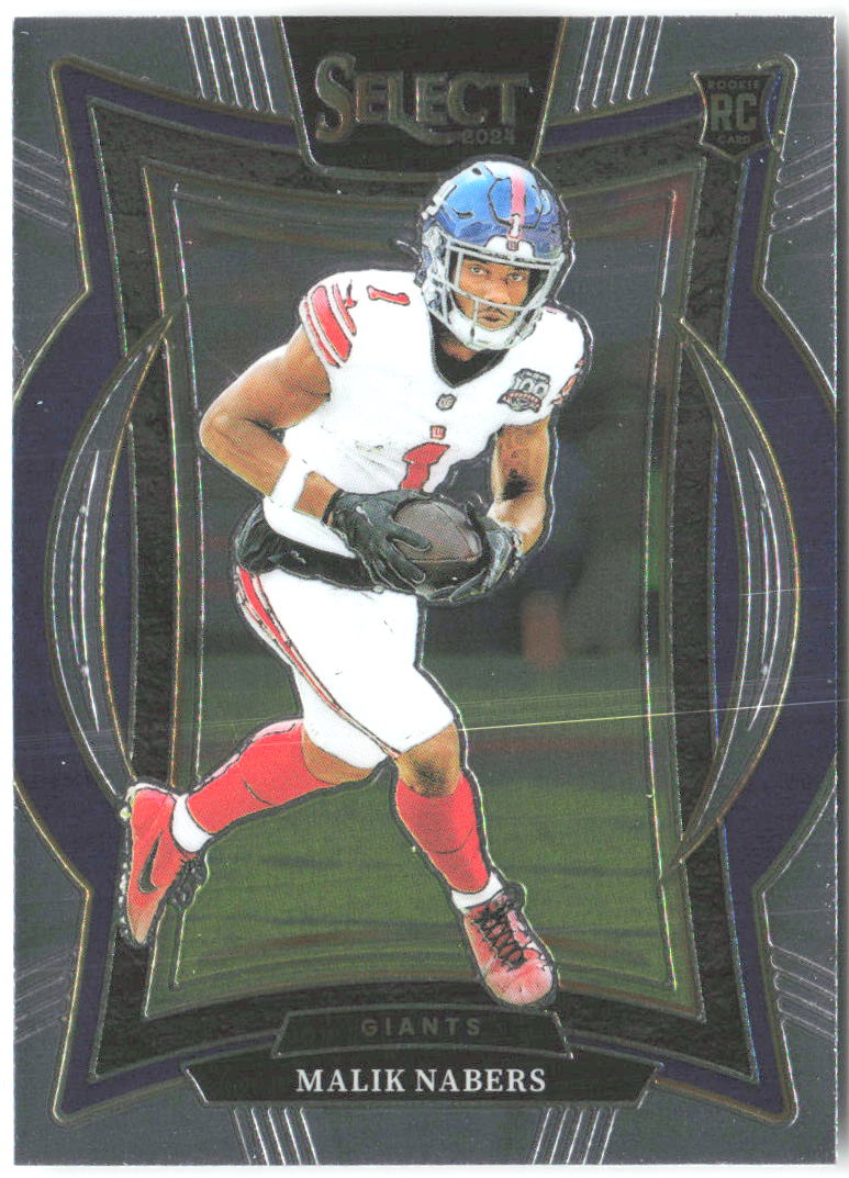 Malik Nabers Panini Select 29 2024 New York Giants RC