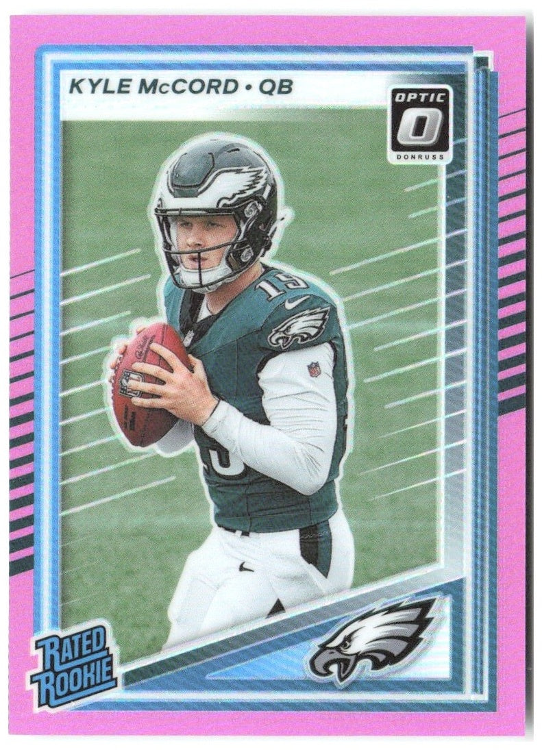 Kyle McCord Donruss - Optic Rated Rookies Pink 325 2025 Philadelphia Eagles