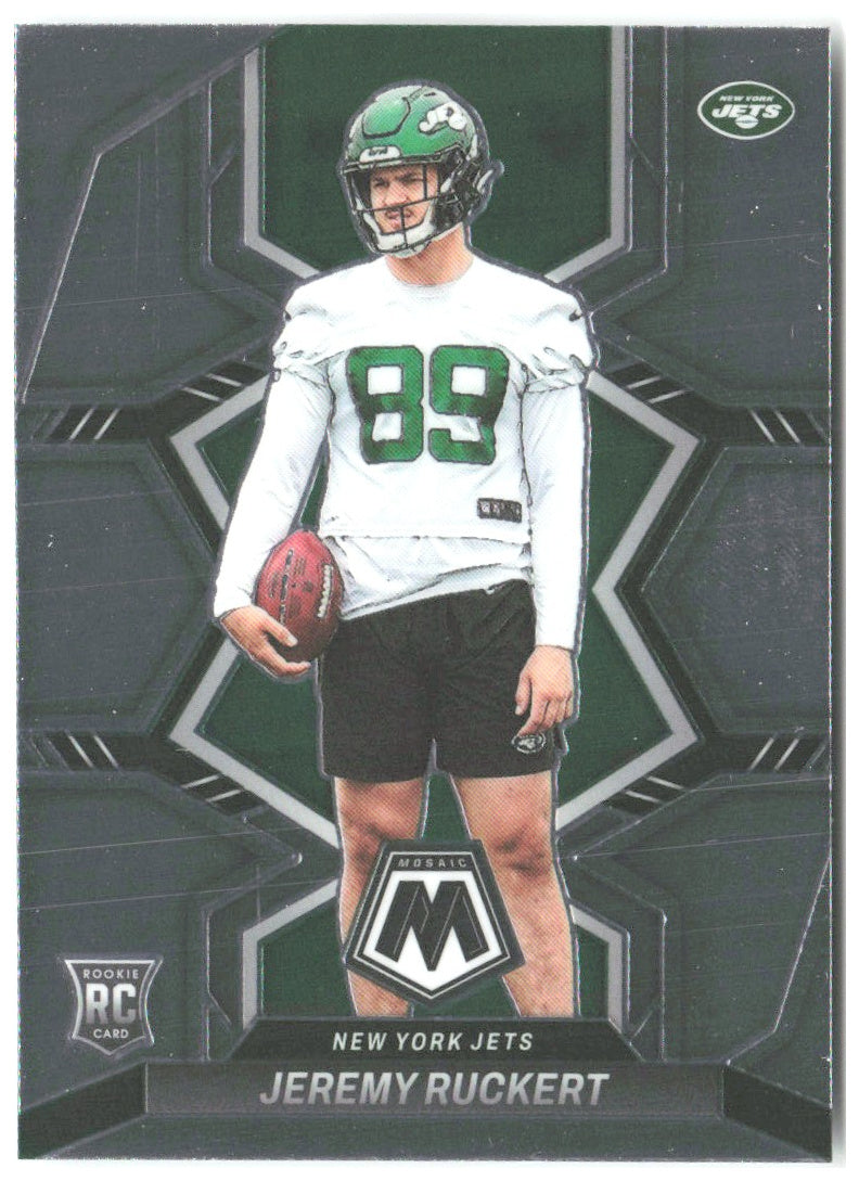 Jeremy Ruckert Panini Mosaic 360 2022 New York Jets RC