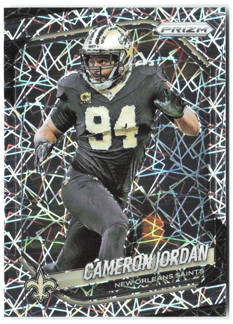 Cameron Jordan Panini Prizm - Lazer 199 2025 New Orleans Saints
