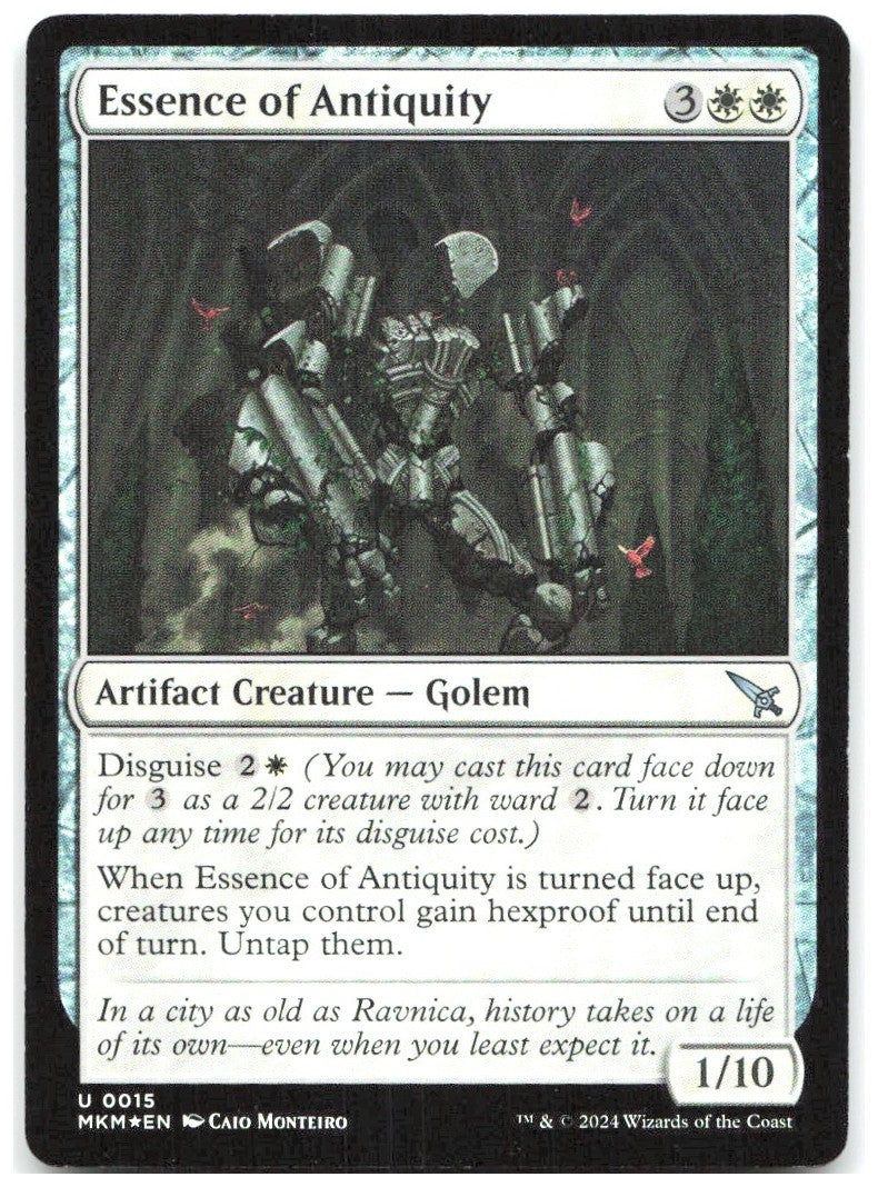 Essence of Antiquity Foil U Murders at Karlov Manor 15 NM Caio Monteiro