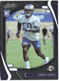 Ernest Jones Panini Absolute - Retail 190 2021 Los Angeles Rams RC