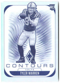 Tyler Warren Panini Phoenix - Contours 14 2025 Indianapolis Colts