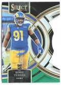 Kobie Turner Select - Black and Green Prizms Die Cuts 131 2023 Los Angeles Rams