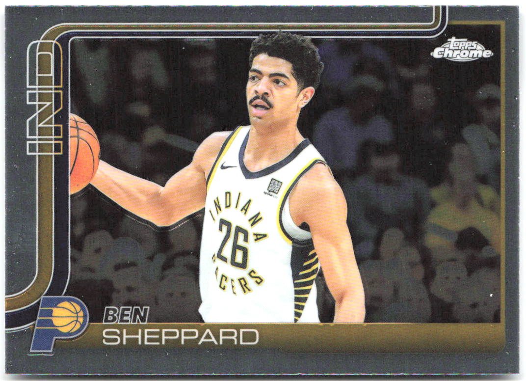 Ben Sheppard Topps Chrome 94 2025-26 Indiana Pacers