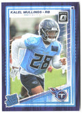 Kalel Mullings Donruss Optic - Purple Shock 262 2025 Tennessee Titans