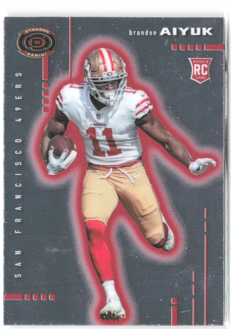 Brandon Aiyuk Panini Chronicles - Dynagon Rookies D-14 2020 San Francisco 49ers