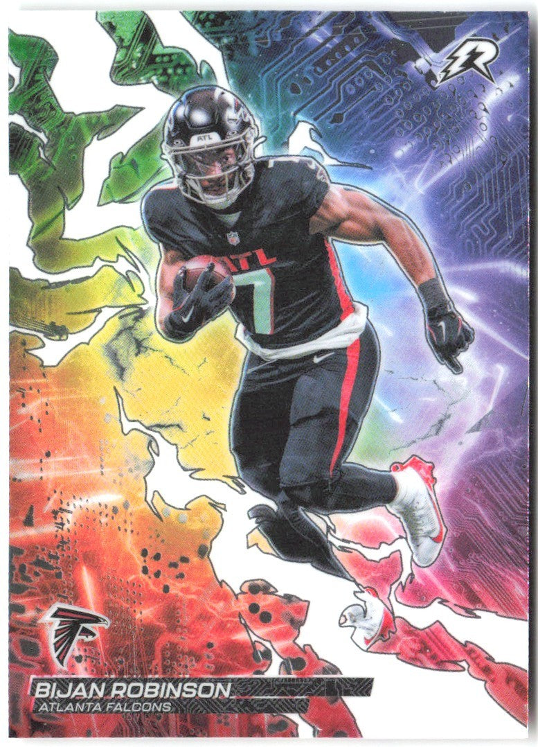 Bijan Robinson Topps Resurgence - Circuit Breakers Refractor CB-5 2025 Falcons