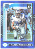 Marshawn Kneeland Donruss Optic - Blue Hyper 274 2024 Dallas Cowboys