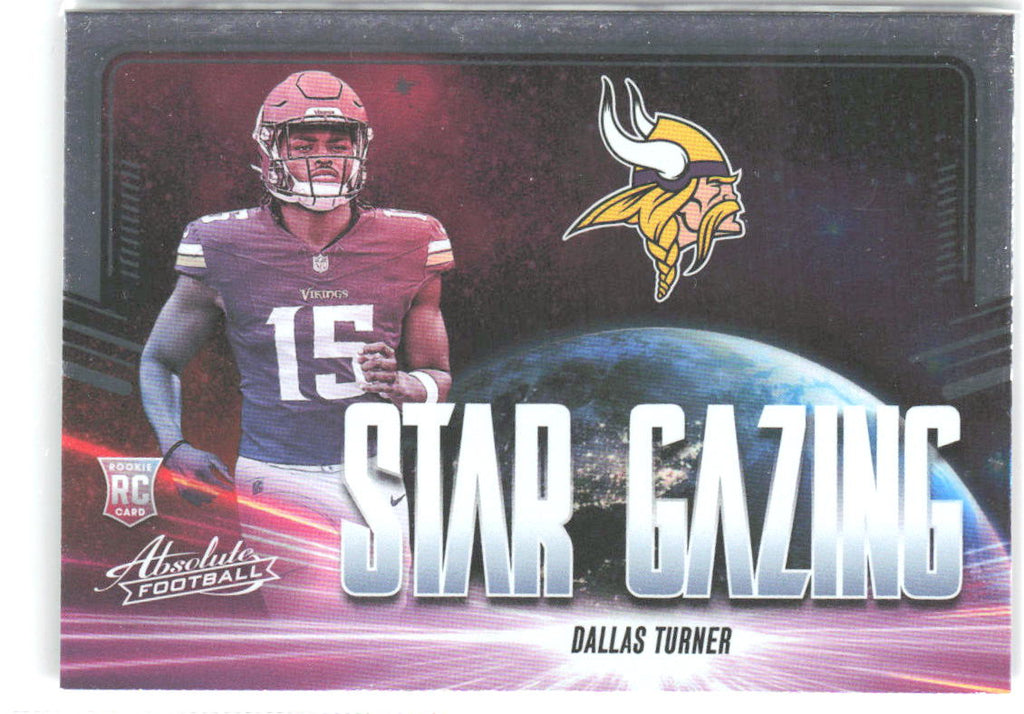 Dallas Turner Panini Absolute - Star Gazing SG-DTR 2024 Minnesota Vikings