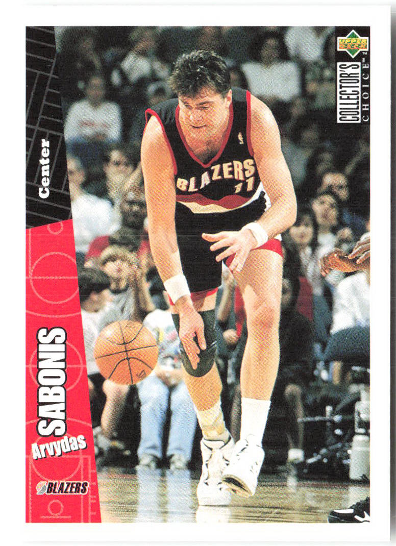 Arvydas Sabonis Collector's Choice 129 1996-97 Portland Trail Blazers