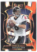 David Carr Panini Select - Black and Orange Prizm Shock 50 2025 Houston Texans