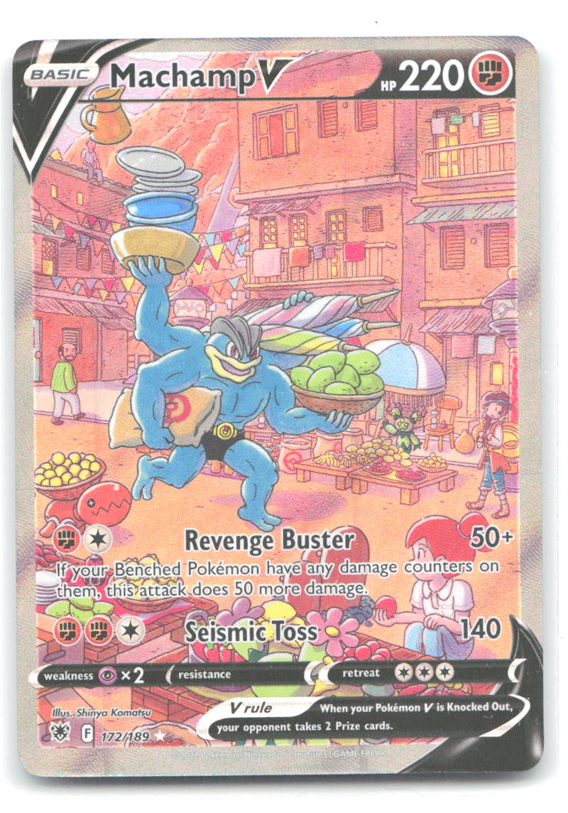 Machamp V Alternate Full Art Holo Ultra Rare SWSH10 Astral Radiance 172/189 NM