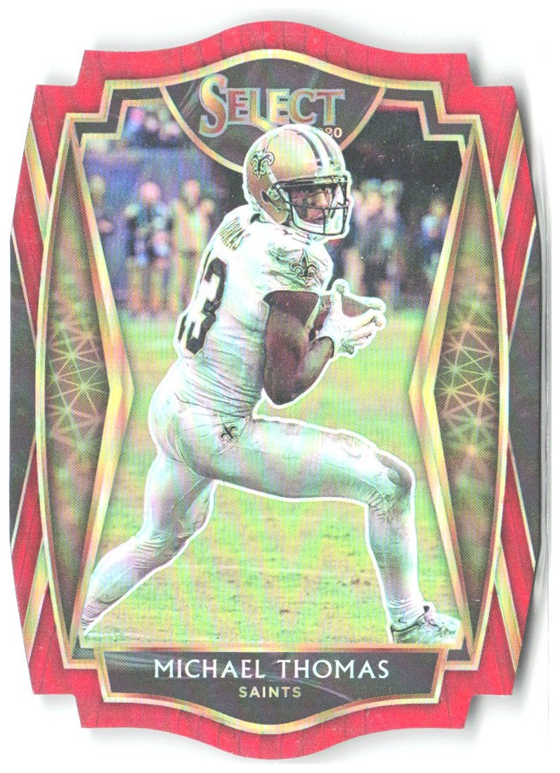 Michael Thomas Panini Select - Maroon Prizm Die Cut 135 2020 New Orleans Saints