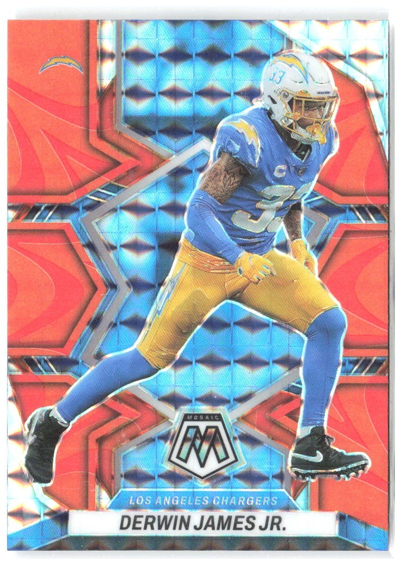 Derwin James Jr. Mosaic - Mosaic Reactive Orange 231 2022 Los Angeles Chargers