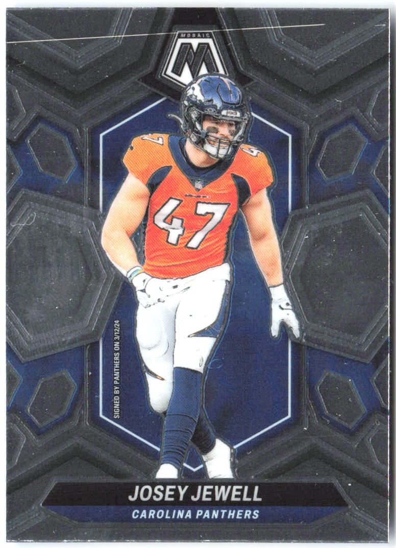 Josey Jewell Panini Mosaic 33 2024 Carolina Panthers