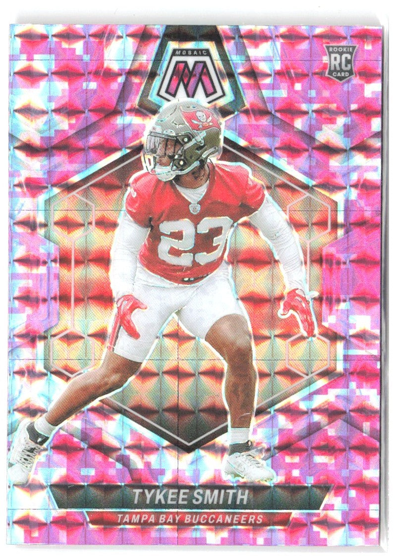 Tykee Smith Panini Mosaic - Mosaic Camo Pink 372 2024 Tampa Bay Buccaneers