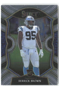 Derrick Brown Panini Select 87 2020 Carolina Panthers RC