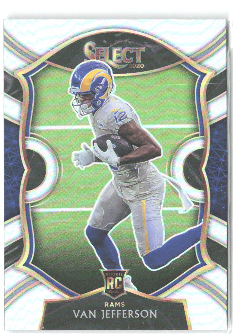 Van Jefferson Panini Select - Silver Prizm 71 2020 Los Angeles Rams