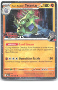 Team Rocket's Tyranitar Prerelease Holo Rare 096/182 NM Ryuta Fuse