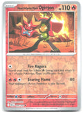 Hearthflame Mask Ogerpon Reverse Holo Destined Rivals 044/182 NM Yuu Nishida