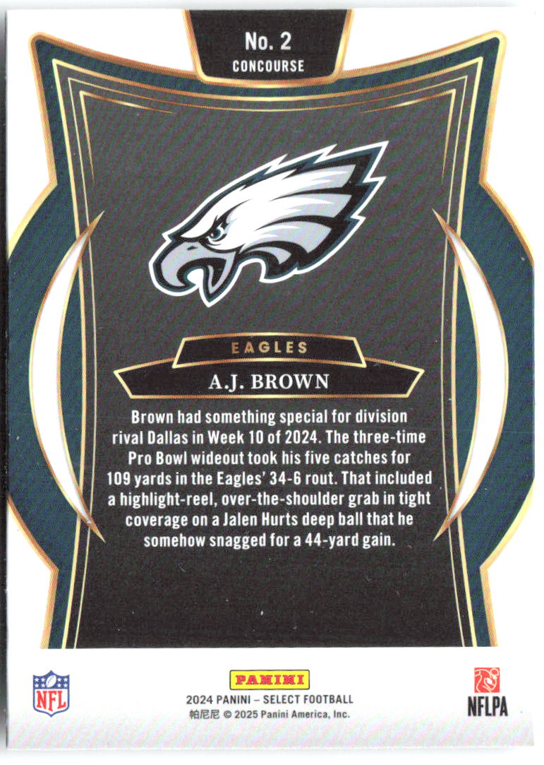 A.J. Brown Panini Select 2 2024 Philadelphia Eagles