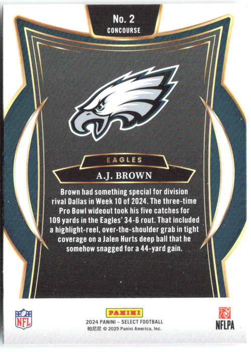 A.J. Brown Panini Select 2 2024 Philadelphia Eagles