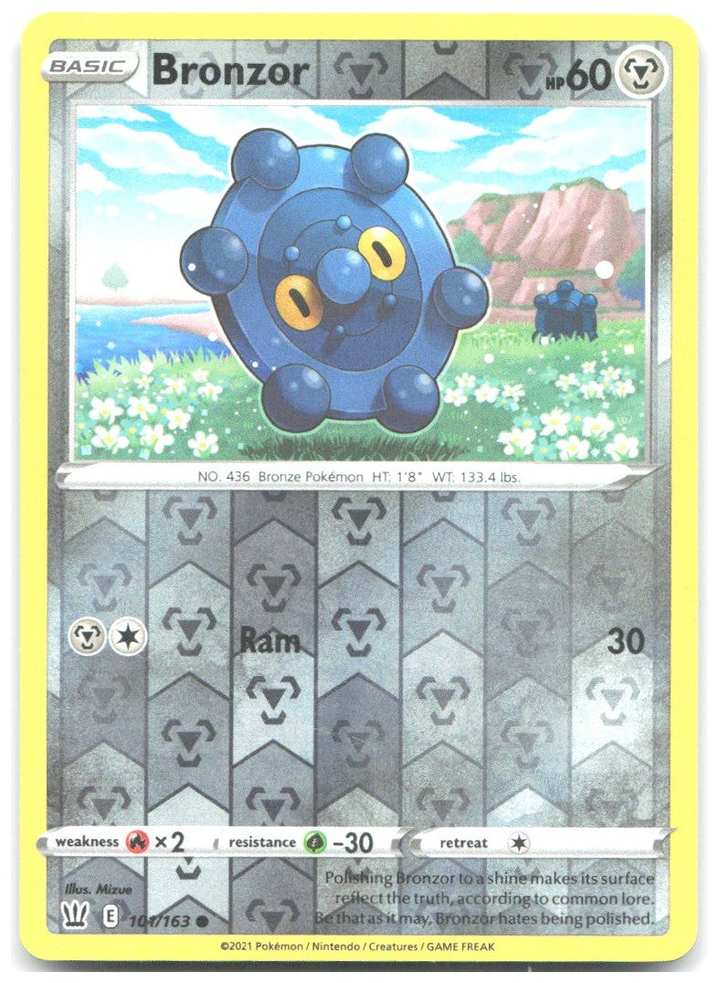Bronzor Reverse Holo Common SWSH05 Battle Styles 101/163 NM Mizue