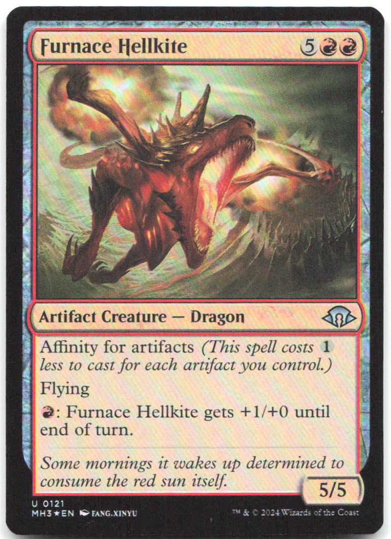Furnace Hellkite Foil U Modern Horizons 3 121 NM fang.xinyu
