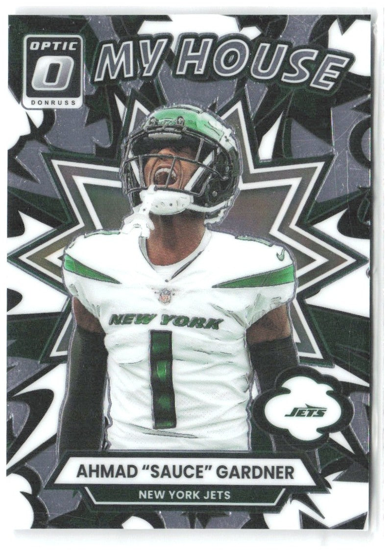 Ahmad "Sauce" Gardner Donruss Optic - My House 10 2025 New York Jets