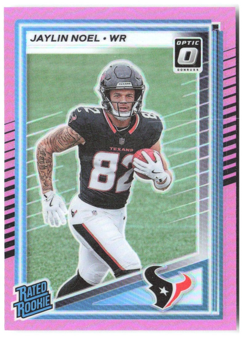 Jaylin Noel Donruss - Optic Rated Rookies Preview Pink 324 2025 Houston Texans