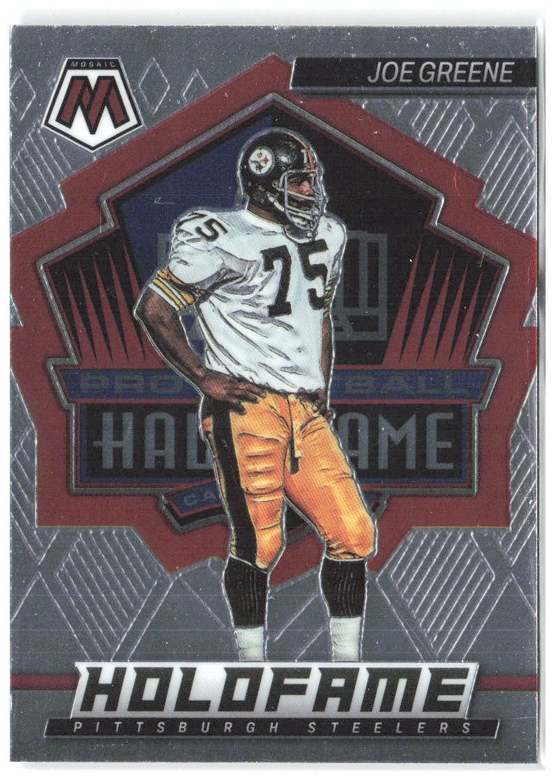 Joe Greene Panini Mosaic - HoloFame HF-7 2022 Pittsburgh Steelers