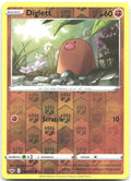 Diglett Reverse Holo Common SWSH01 Sword & Shield Base Set 092/202 NM