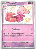 Tinkatuff Holo Shiny Rare SV: Paldean Fates 166/091 NM Yuu Nishida
