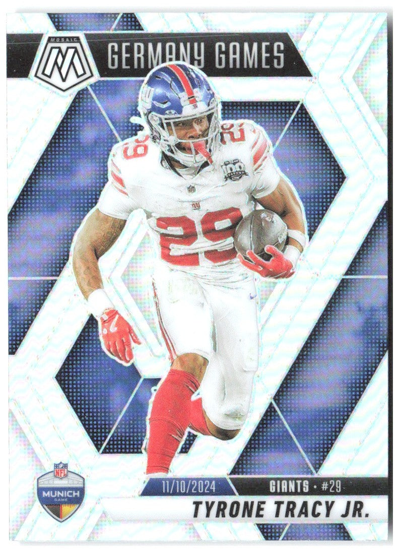 Tyrone Tracy Jr. Panini Mosaic - Silver 259 2025 New York Giants