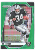 Bo Jackson Panini Prizm - Green 154 2024 Los Angeles Raiders