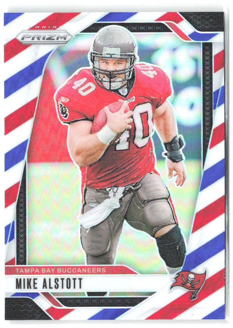 Mike Alstott Panini Prizm - Red White and Blue 275 2024 Tampa Bay Buccaneers