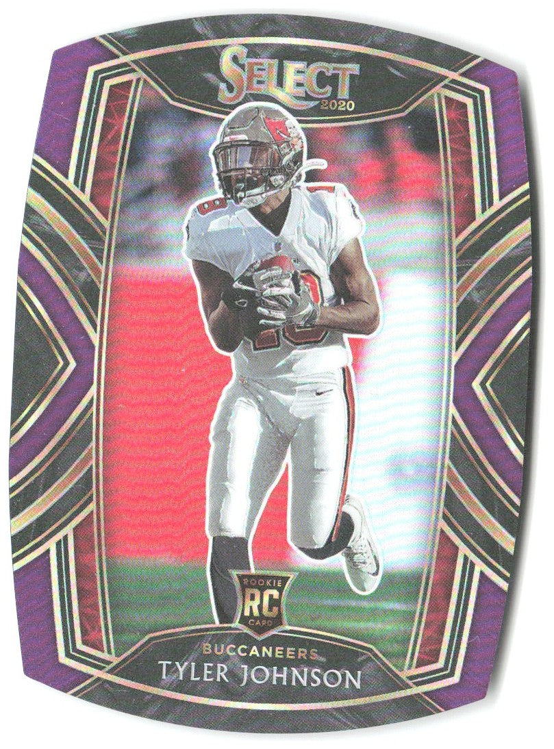 Tyler Johnson Panini Select - Purple Prizm Die Cut 285 2020 Tampa Bay Buccaneers