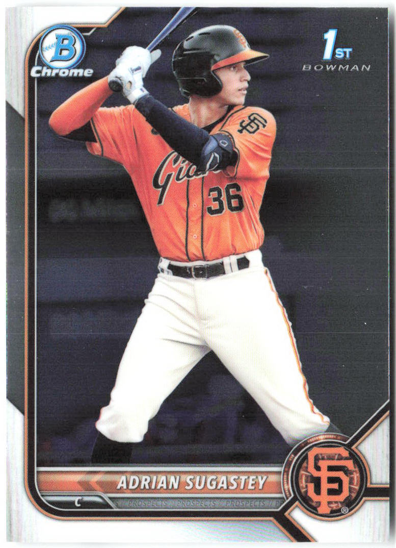 Adrian Sugastey Bowman - Chrome Prospects BCP-19 2022 San Francisco Giants