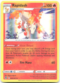 Rapidash Holo Rare SWSH12: Silver Tempest 022/195 NM Megumi Higuchi
