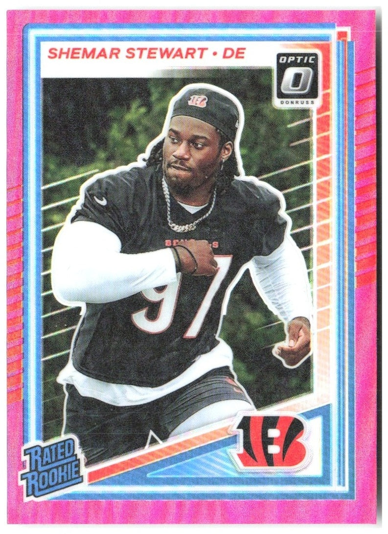 Shemar Stewart Donruss Optic - Pink 260 2025 Cincinnati Bengals