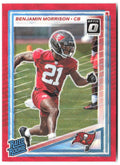 Benjamin Morrison Donruss - Optic Rated Rookies Red Wave 361 2025 Buccaneers
